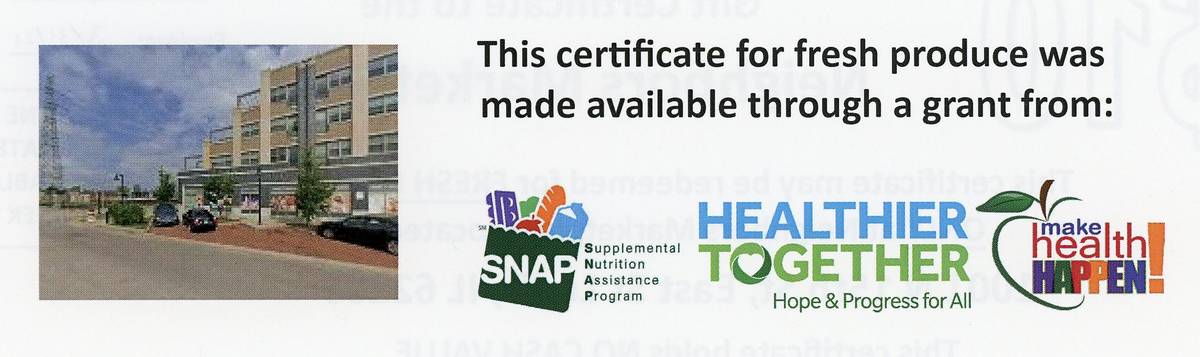 Certificate for Fresh Produce