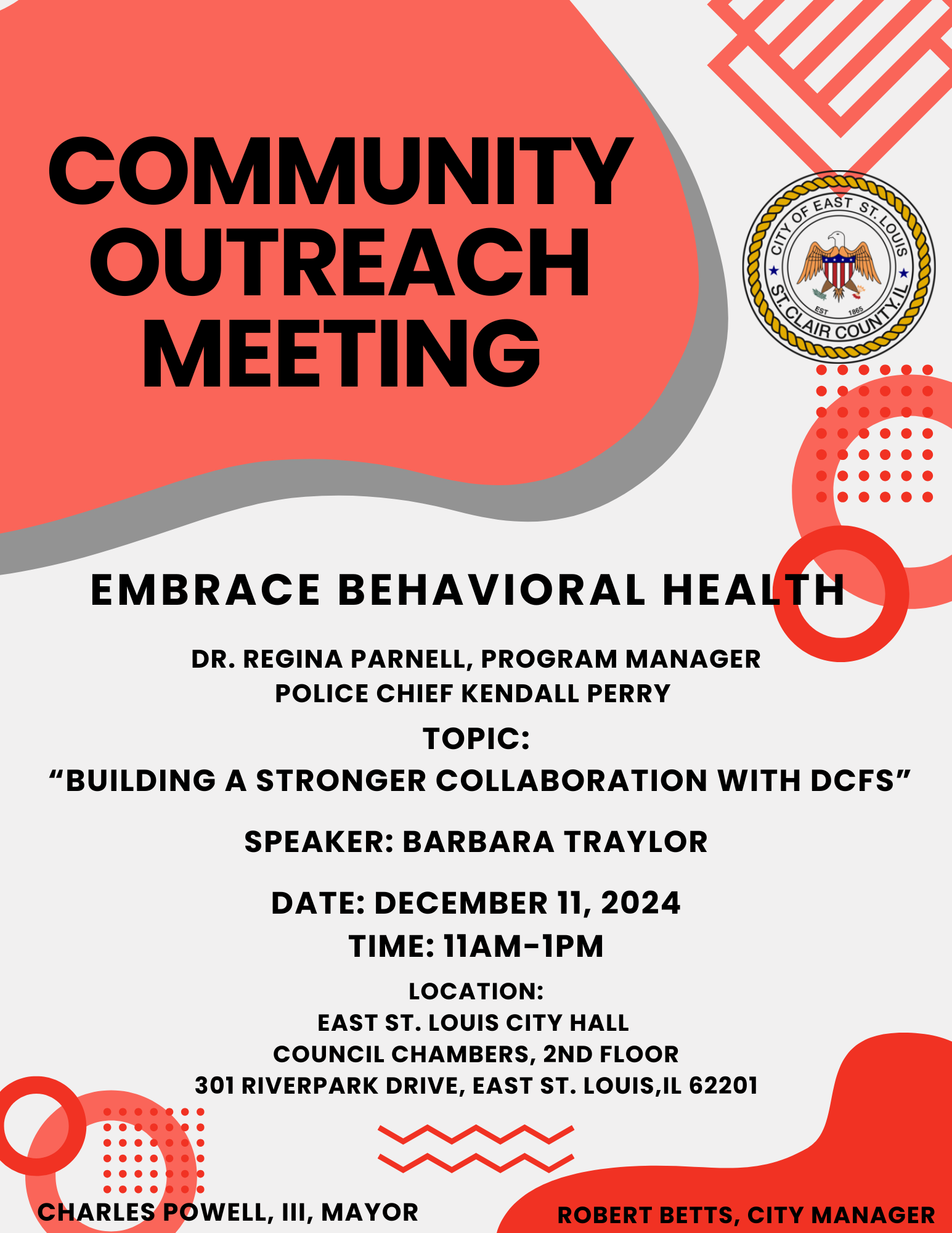 Community Outreach Meeting