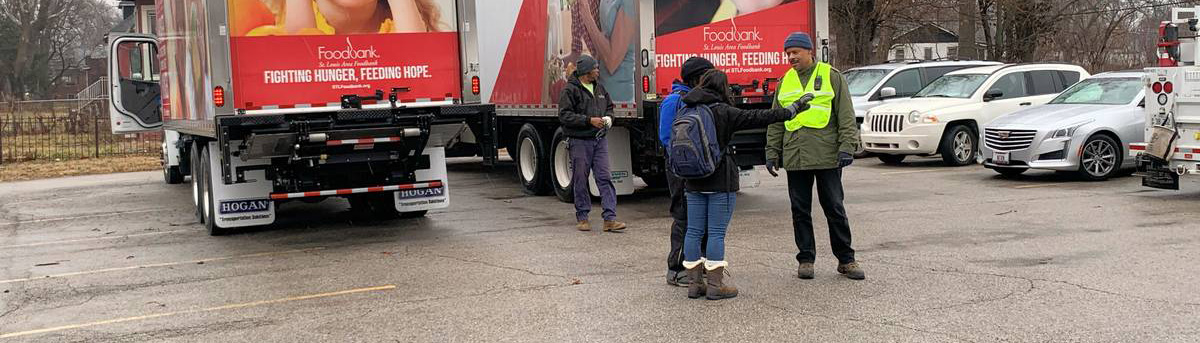 Holiday Food Give Away Volunteers