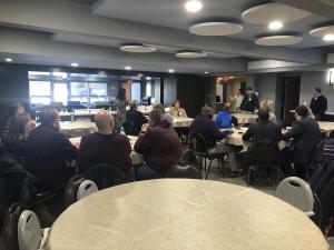 Open discussion among Belleville area faith and school leaders. 