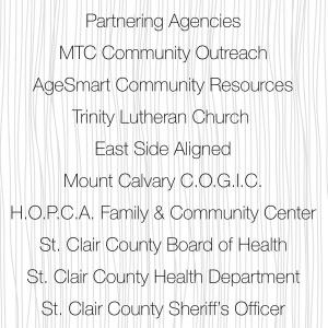 Partnering agencies involved in the Community Safety workgroup and their work. 