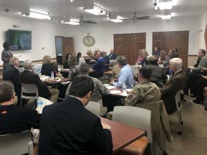 Key member introductions at our Leadership Reception.